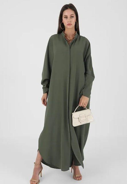 Abaya Manches Longues - Robe Modeste pour Femme