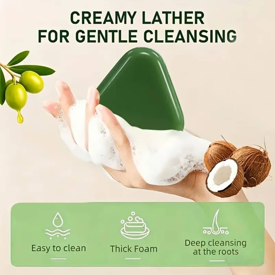 Savon Triangle Vert