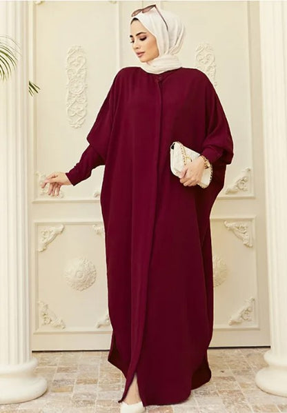 Abaya Manches Longues - Robe Modeste pour Femme