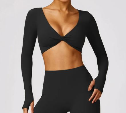Brassière de Sport Manches Longues