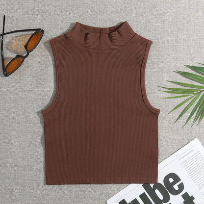 Brassière de Sport Col Montant Séchage Rapide
