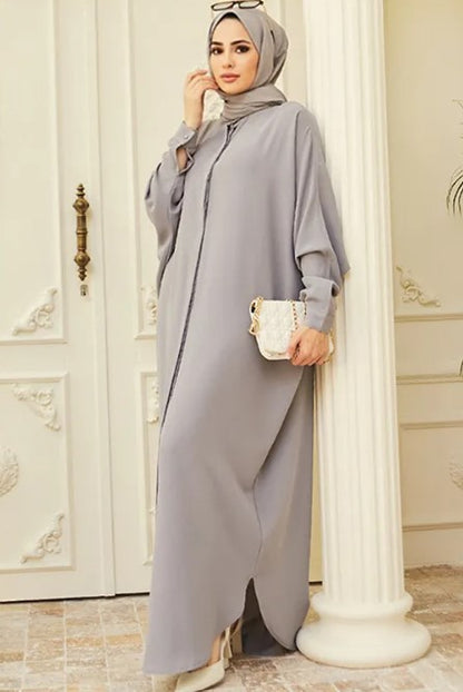Abaya Manches Longues - Robe Modeste pour Femme