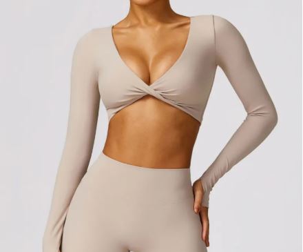 Brassière de Sport Manches Longues