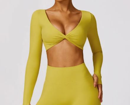 Brassière de Sport Manches Longues