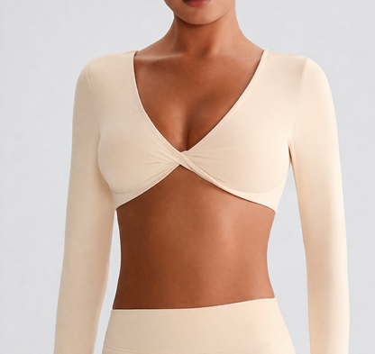 Brassière de Sport Manches Longues