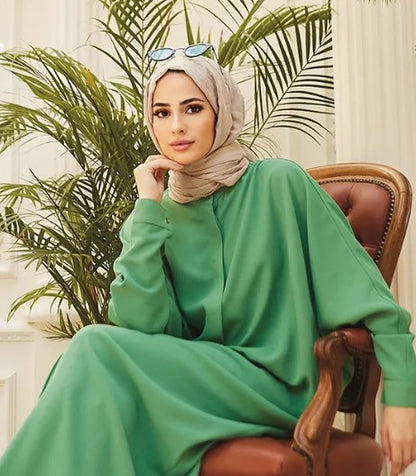 Abaya Manches Longues - Robe Modeste pour Femme