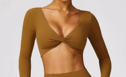 Brassière de Sport Manches Longues
